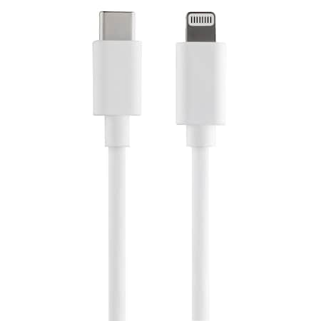 Rove Fast Charge Lightning Cable Wht RV06902